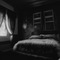 Black Gothic Bedroom - Free PNG Animated GIF