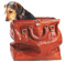 Kaz_Creations Cute Dog In Bag - ilmainen png animoitu GIF
