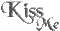 Kaz_Creations Colours Logo Text Kiss Me - GIF animate gratis GIF animata