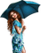 kvinna-donna-woman-paraply - PNG gratuit GIF animé