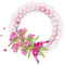 Pink Circle Frame - PNG gratuit GIF animé