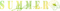 summer text green kikkapink