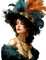 Портрет женщины, винтаж - δωρεάν png κινούμενο GIF