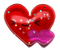 red smile heart sticker - gratis png animeret GIF