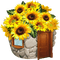 fleurs deco - бесплатно png анимированный гифка