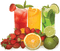 Fruit Drinks - PNG gratuit GIF animé