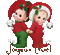 lutin joyeux Noël - Ingyenes animált GIF animált GIF