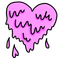 melting heart - бесплатно png анимированный гифка