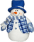 hiver bonhomme de neige_Winter Snowman - PNG gratuit GIF animé