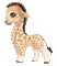 Cute Animated Giraffe - Bezmaksas animēts GIF animēts GIF