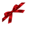 Christmas decoration red ribbon_Noël décoration ruban_ rouge - PNG gratuit GIF animé