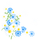 Kaz_Creations Spring Deco Flowers - png gratis GIF animasi