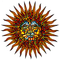 psychedelic sun - Free PNG Animated GIF