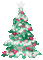 soave deco tree animated christmas pink green - Free animated GIF Animated GIF
