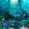 Морской фон - png gratis GIF animado
