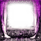 soave frame vintage gothic curtain purple - PNG gratuit GIF animé