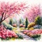 Spring garden - Nemokamas animacinis gif