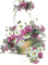 vintage deco flowers - GIF animé gratuit