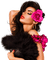 loly33 femme printemps fleur - gratis png animerad GIF