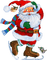 Père Noël - png gratuito GIF animata