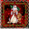 Santa with a lion - Бесплатный анимированный гифка анимированный гифка