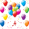ballons birthday - Zdarma animovaný GIF animovaný GIF