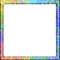 rainbow frame glitter - Free animated GIF Animated GIF