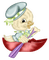 Kaz_Creations  Spring Easter Chick Boat - darmowe png animowany gif