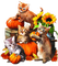 Kittens.Autumn.Orange.Brown.Gray - KittyKatLuv65 - Free PNG Animated GIF