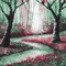 soave background animated  forest - GIF animé gratuit GIF animé