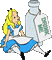Alice in wonderland - Drink me - Бесплатный анимированный гифка анимированный гифка