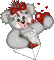 Kaz_Creations Deco Valentine Heart Love Creddy Teddy Bear Animated - 無料のアニメーション GIF アニメーションGIF
