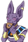 Beerus and Donut - Free PNG Animated GIF