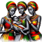 loly33 femme enfant afrique - gratis png geanimeerde GIF