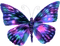 purple butterfly 2 - zadarmo png animovaný GIF