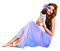 Femme Lilas Chat Blanc:) - Free PNG Animated GIF