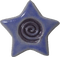 ceramic blue star with swirl - darmowe png animowany gif