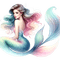 springtimes summer mermaid fantasy - zadarmo png animovaný GIF