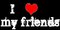 i love my frends - 免费PNG 动画 GIF