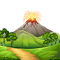 вулкан ,рисунок, Карина - 免费PNG 动画 GIF