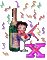 Kaz_Creations Alphabets Confetti Betty Boop  Letter X - 無料のアニメーション GIF アニメーションGIF