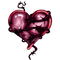 Kaz_Creations Deco Scrap Heart Love  Colours - PNG gratuit GIF animé