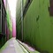 Green Grunge Alleyway - png gratis GIF animado