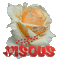 rose bisous - Bezmaksas animēts GIF animēts GIF