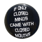 closed minds closed mouths pin - png gratis GIF animado