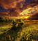 Rena Sonnenuntergang Landschaft Hintergrund - gratis png geanimeerde GIF
