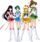 Inner senshi group - ingyenes png animált GIF