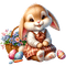 Easter hare by nataliplus - GIF animé gratuit