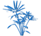 hierba campo deco azul dubravka4 - Free PNG Animated GIF