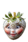 White Strawberry Face - gratis png geanimeerde GIF